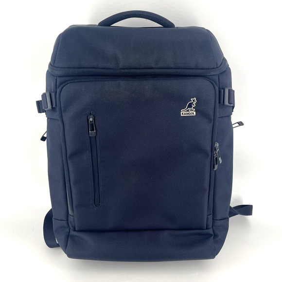 Kangol Connector Padded Backpack W/ Laptop Tech Slot Dark Navy Blue